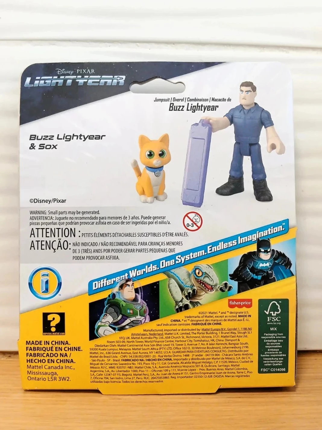 Pakket figuren Imaginext Disney Pixar Buzz Lightyear en Alisha Hawthorne – photo 2